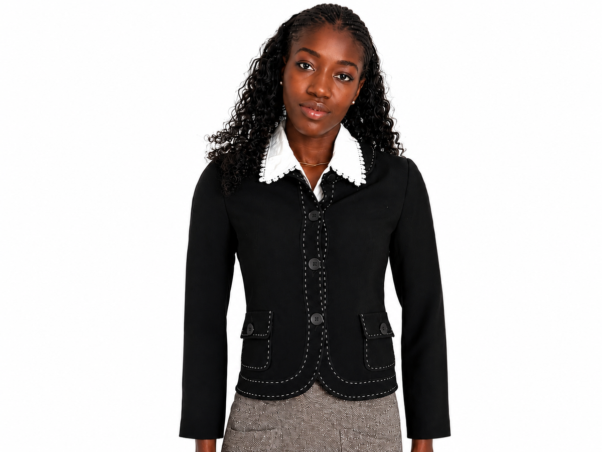 1.2.3 Paris – Veste noire femme