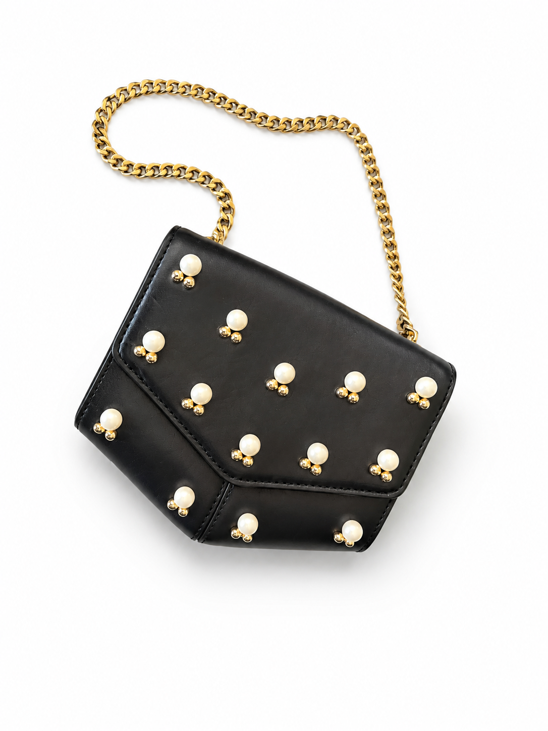 Sac bandoulière Sandro Lou PM en cuir