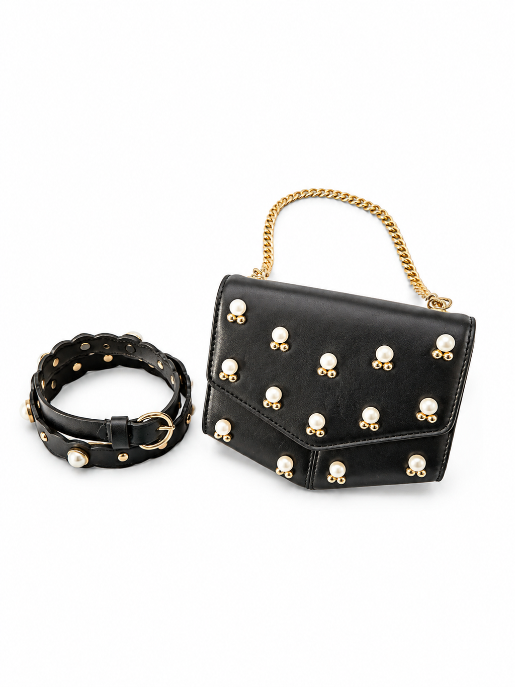 Sac bandoulière Sandro Lou PM en cuir