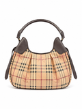 Burberry sac Brooklyn Hobo beige et marron