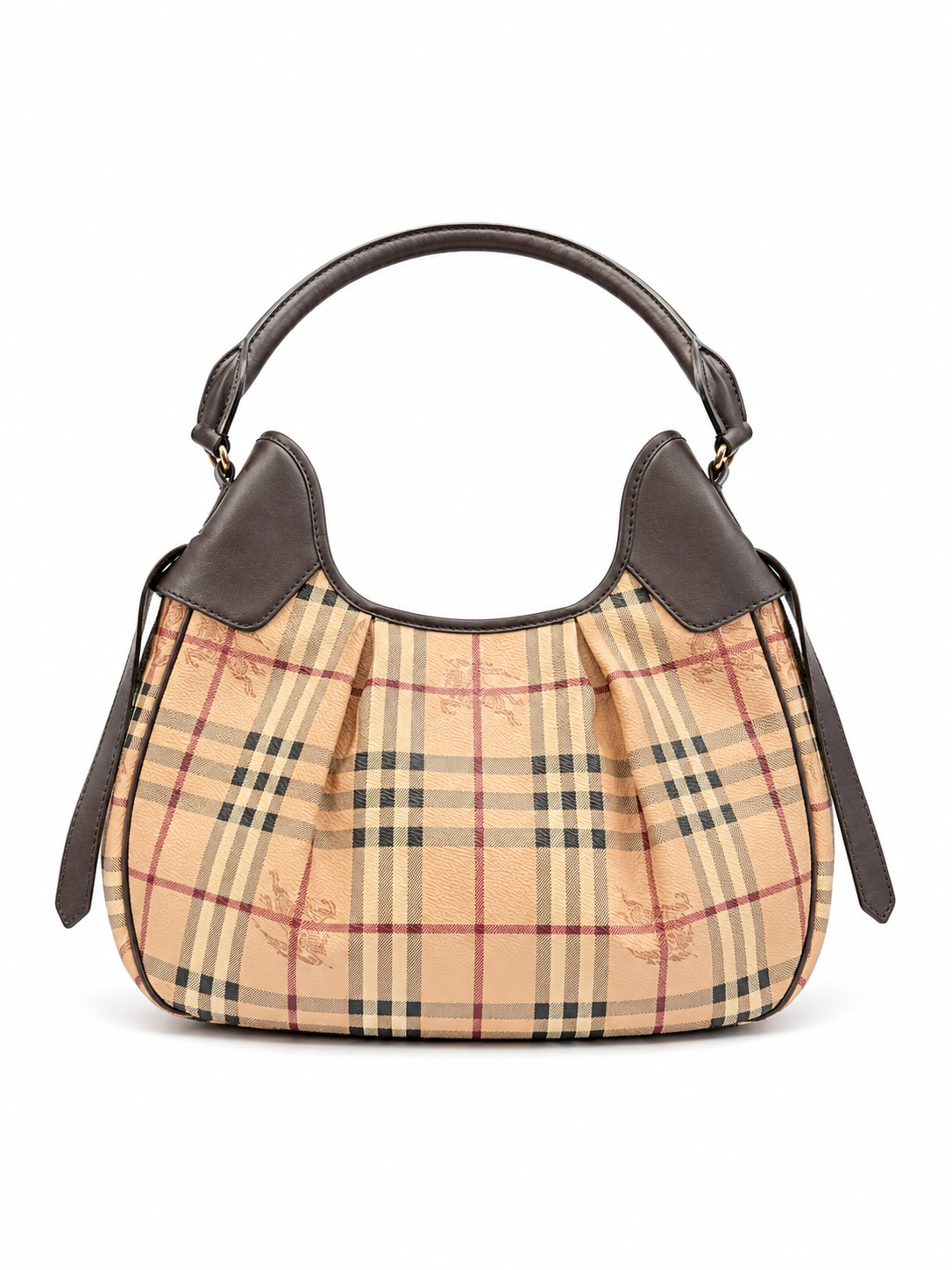 Burberry sac Brooklyn Hobo beige et marron