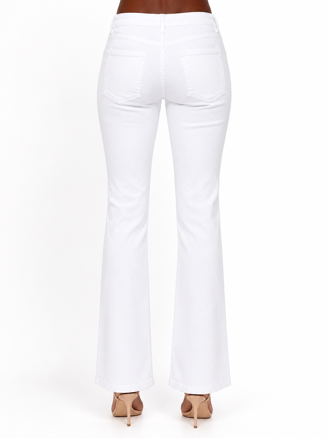 Maje – Jean blanc droit femme