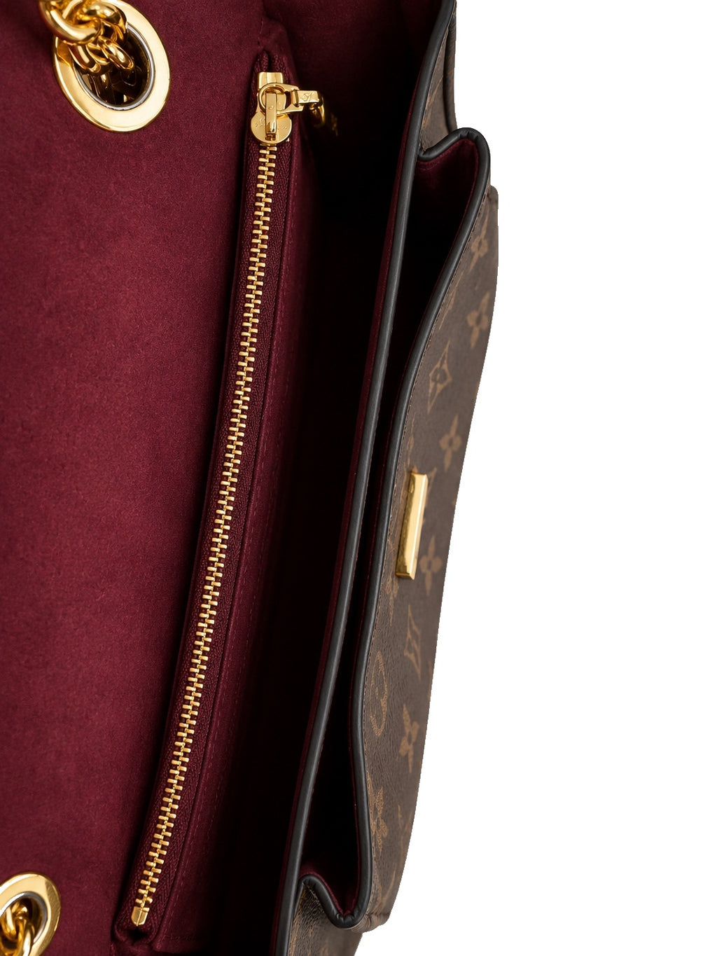 Sac bandoulière Louis Vuitton Passy Monogram – Chaîne dorée