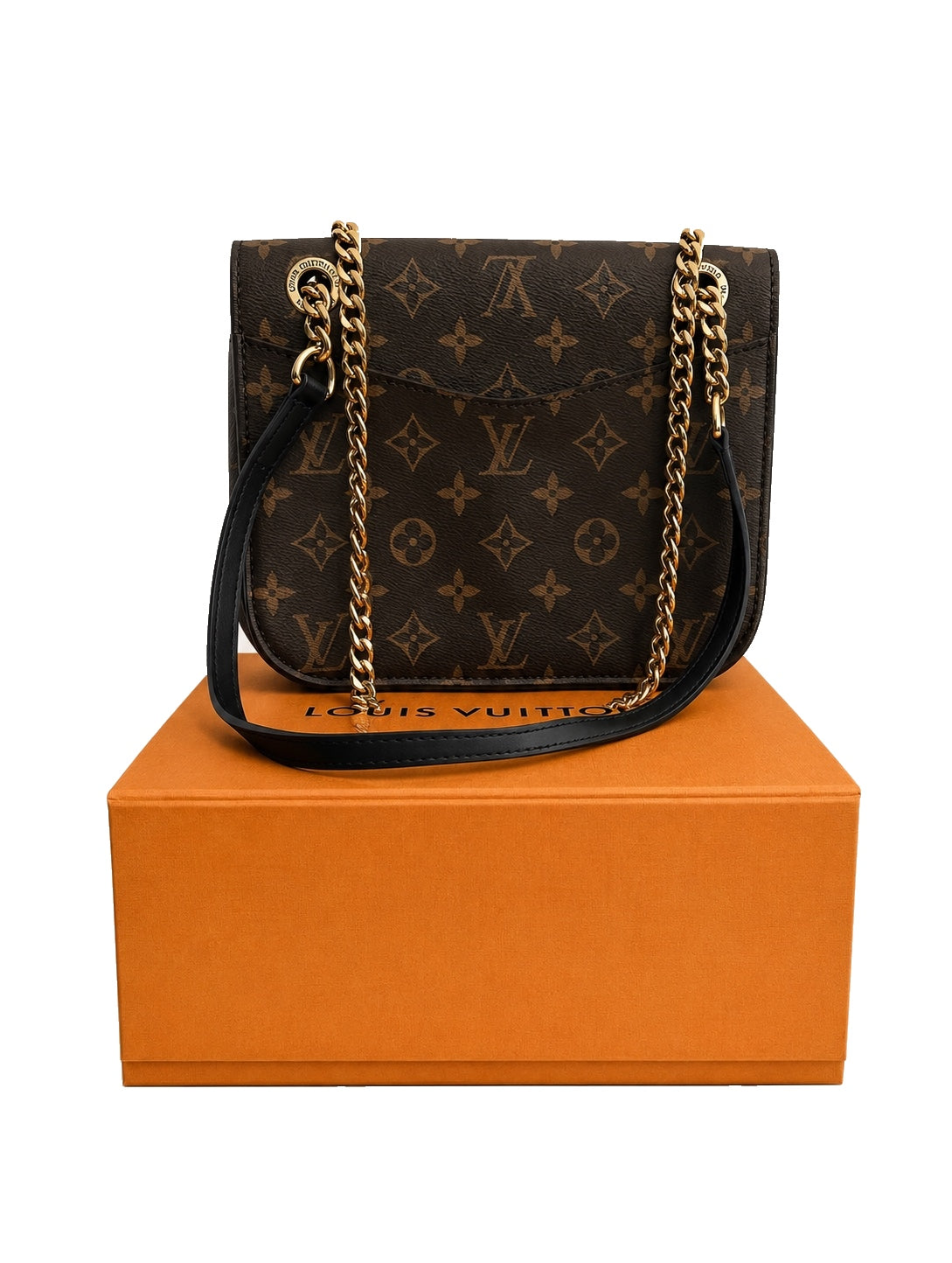 Sac bandoulière Louis Vuitton Passy Monogram – Chaîne dorée