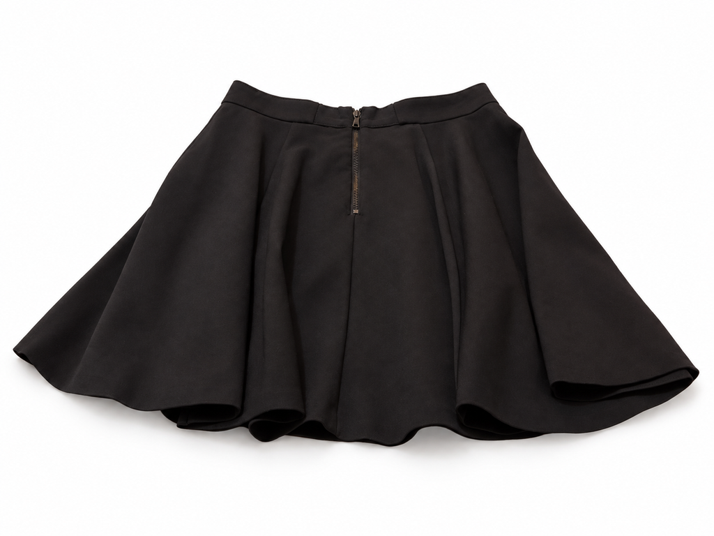 Alice + Olivia - jupe courte trapèze noire