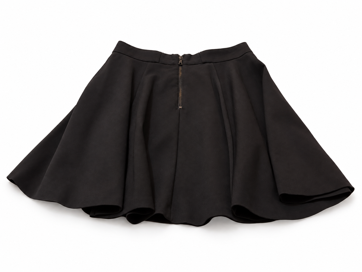 Alice + Olivia - jupe courte trapèze noire