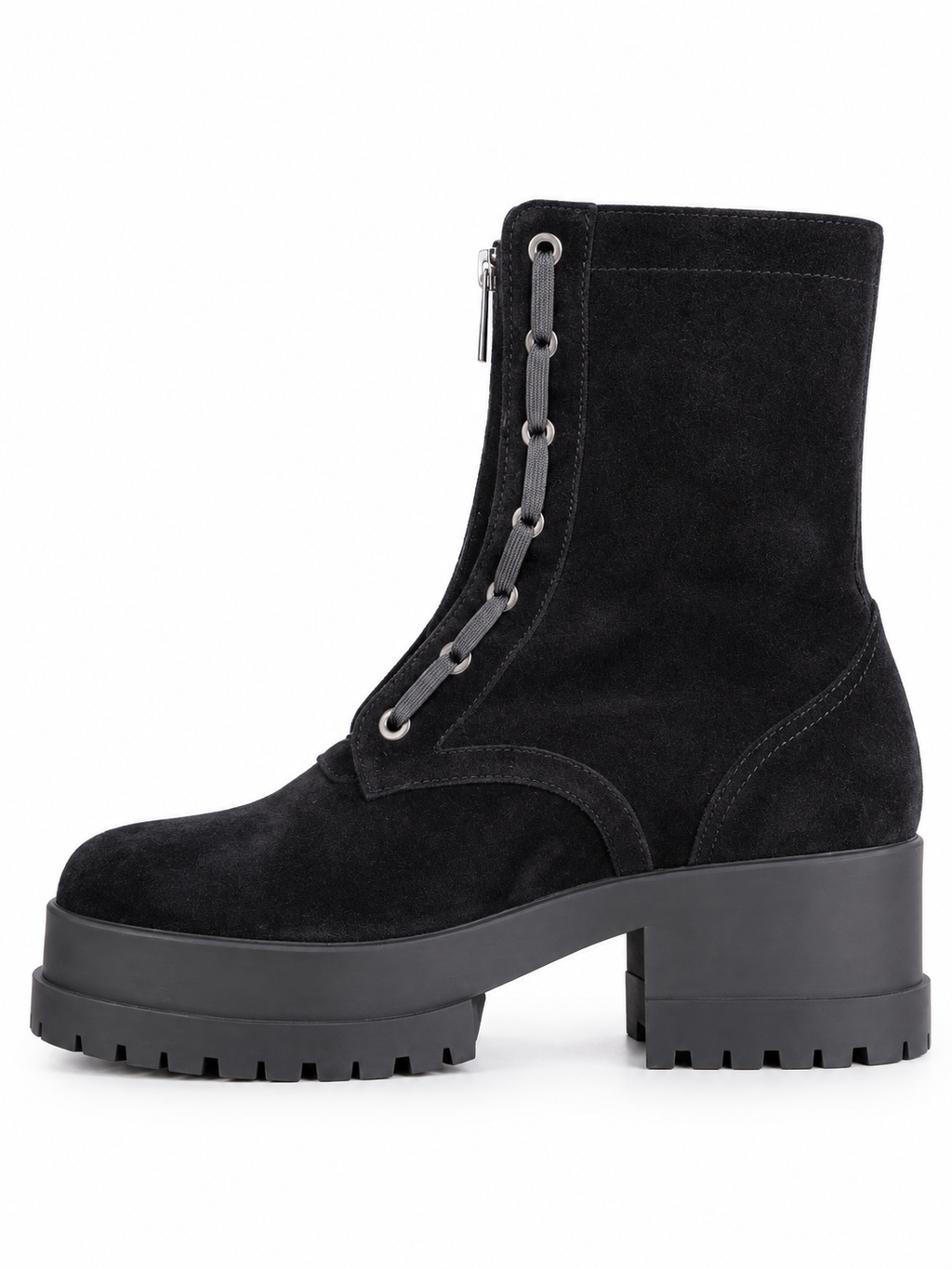 Clergerie - bottines Woody en daim noir
