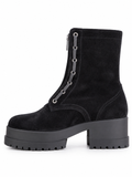 Clergerie - bottines Woody en daim noir