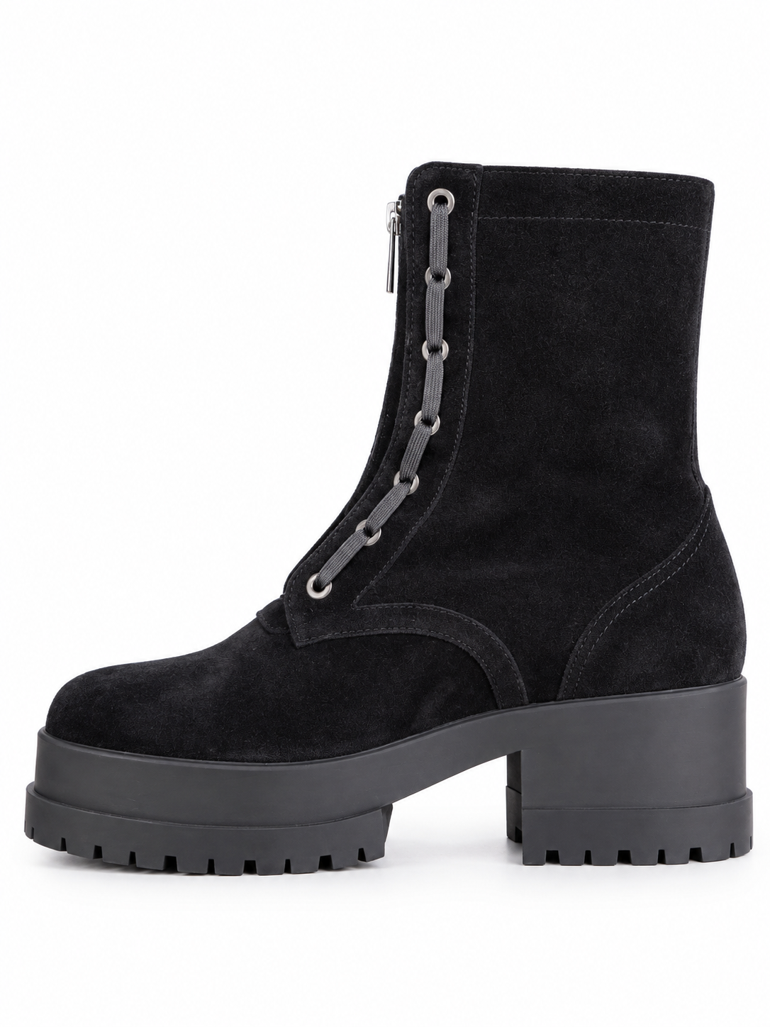 Clergerie - bottines Woody en daim noir