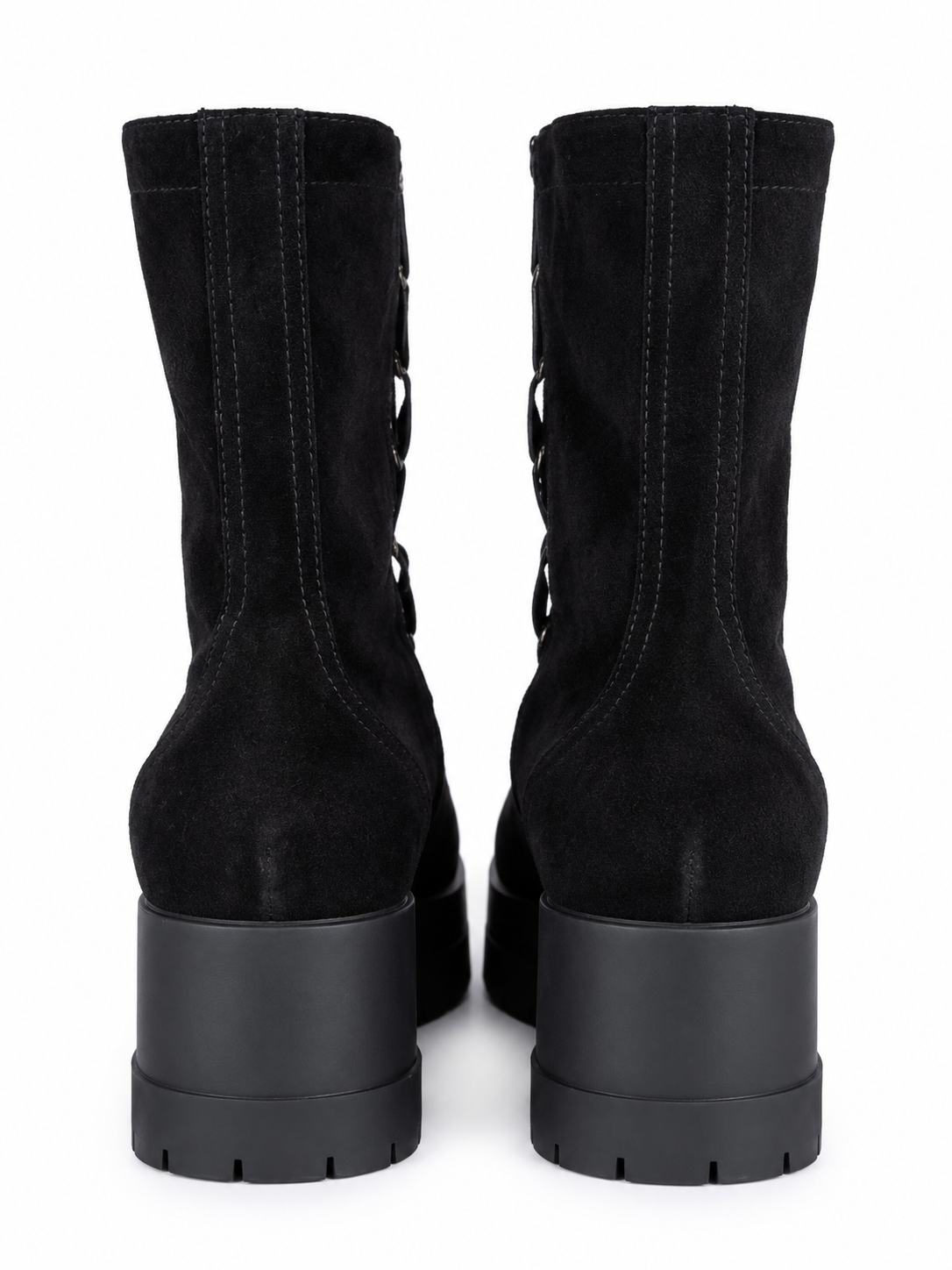Clergerie - bottines Woody en daim noir