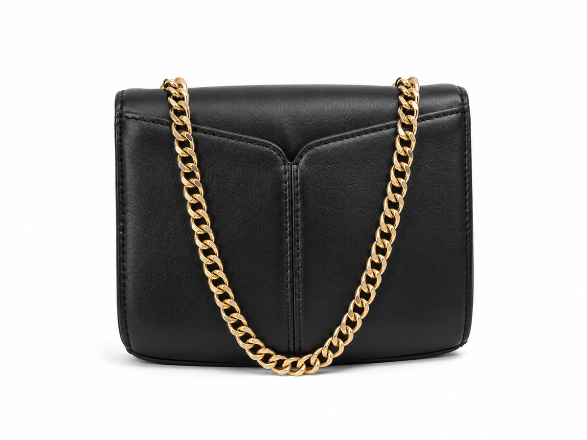 Sac bandoulière Sandro Lou PM en cuir