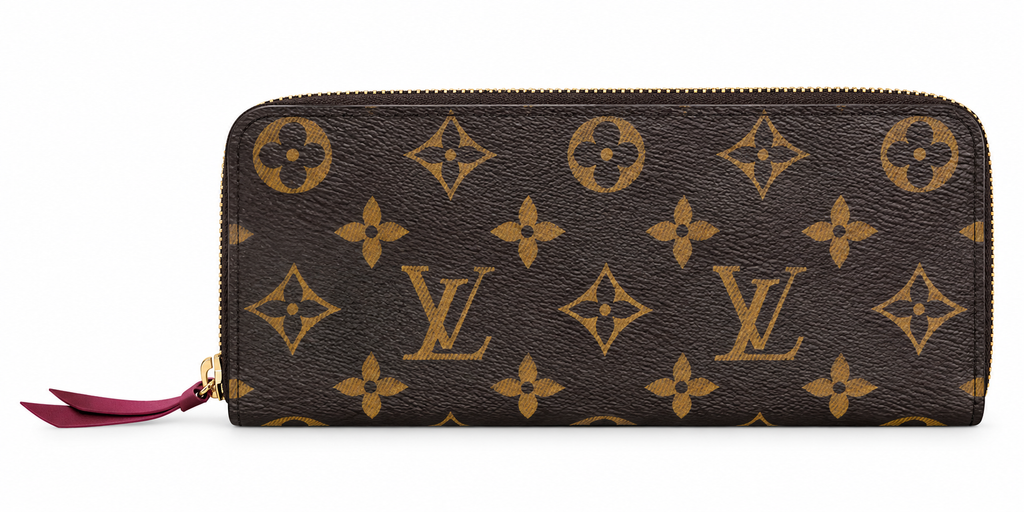 Louis Vuitton -  Portefeuille Clemence Monogram Fuchsia