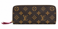 Louis Vuitton -  Portefeuille Clemence Monogram Fuchsia