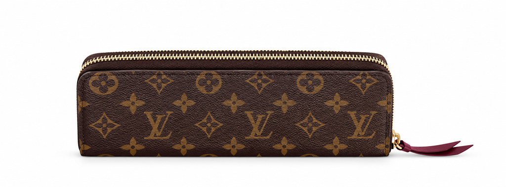 Louis Vuitton -  Portefeuille Clemence Monogram Fuchsia